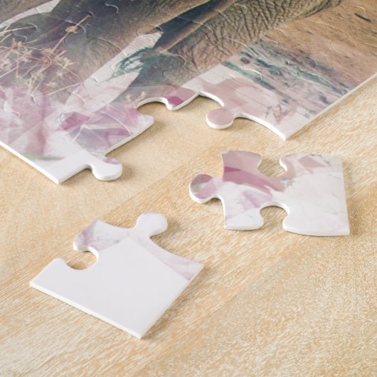 Puzzle Éléphants (Côté)