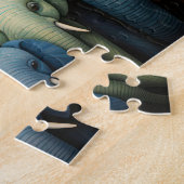 Puzzle Eléphants colorés (Côté)