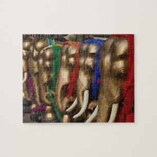 Puzzle Éléphants dorés