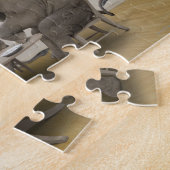 Puzzle Elephants having tea party (Côté)