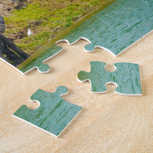 Puzzle Elephants Ouganda. (Côté)