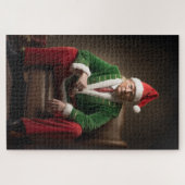 Puzzle Elf de Noël Donald Trump (Horizontal)