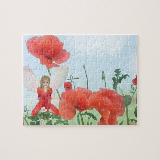 Puzzle Elfe dans le pavot (Horizontal)