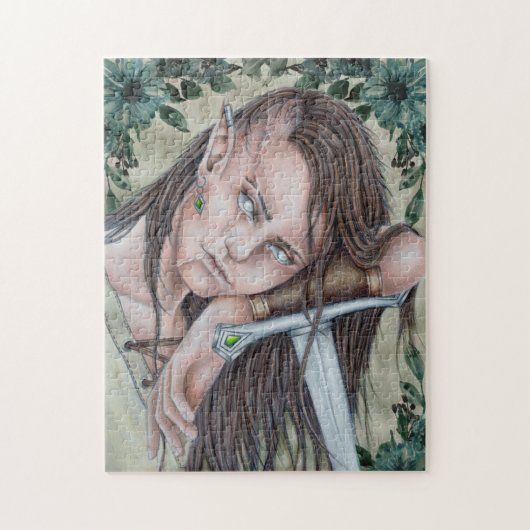 Puzzle Elfe des bois, Guerrier Elfe (Vertical)
