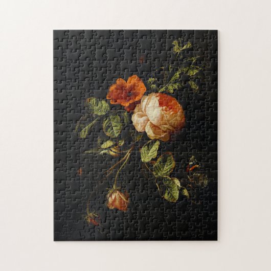 Puzzle Elias van den Broeck, Still Life avec des Roses (Vertical)