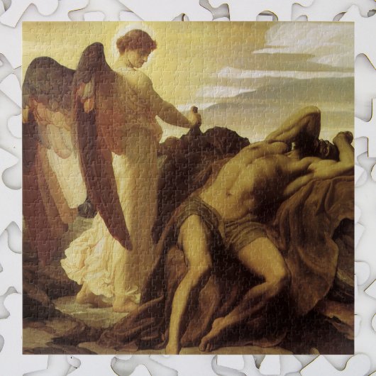 Puzzle Élie dans le désert par Lord Frederic Leighton