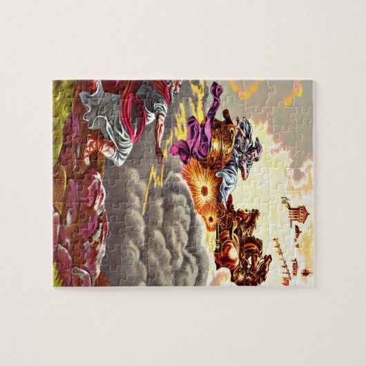 Puzzle Élijah monte pour déconcerter la conception (Horizontal)