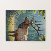 Puzzle Elk (Horizontal)