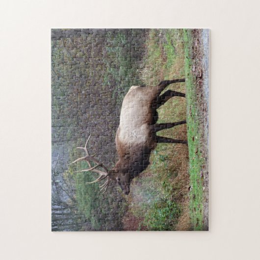 Puzzle Elk (Vertical)