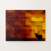Puzzle Elk (Horizontal)