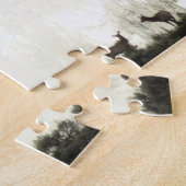 Puzzle Elk at Grand Teton National Park Photographie (Côté)