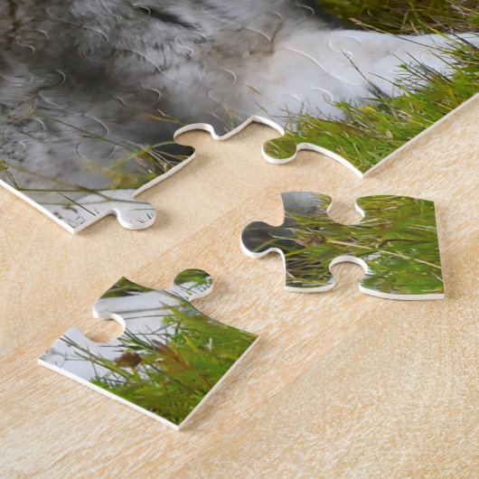 Puzzle Elk Hound Dog. (Côté)