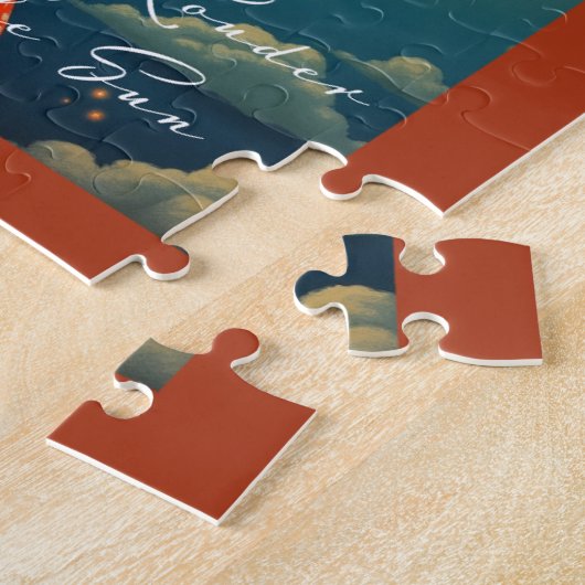 Puzzle Elle Glisse plus fort que le soleil (Côté)