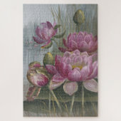 Puzzle Ellis Rowan Eau Rose Lys Fleurs Vintages (Vertical)