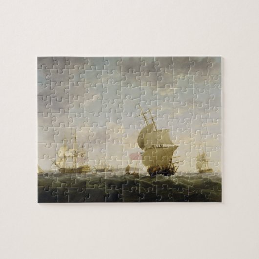 Puzzle Embarquant dans la Manche, c.1755 (huile sur le Ca (Horizontal)