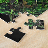 Puzzle Emblème de faucheuse en vert6 (Côté)