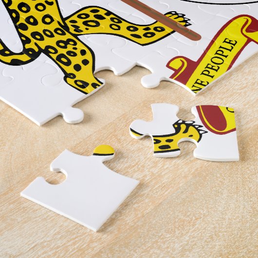 Puzzle emblème de guyana (Côté)