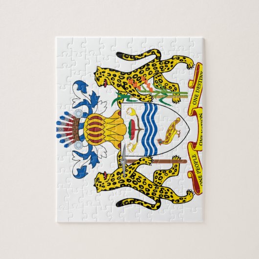 Puzzle emblème de guyana (Vertical)
