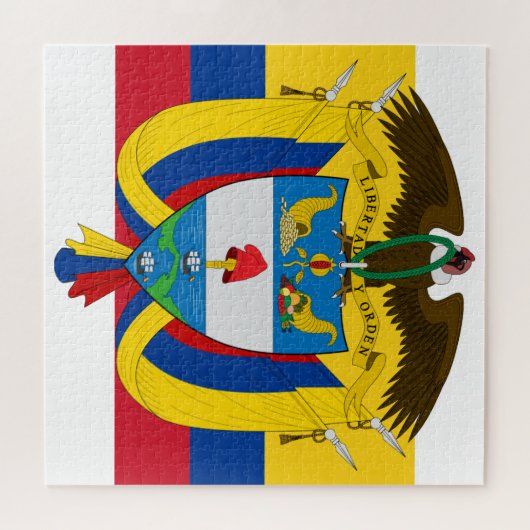 Puzzle emblème de la colombie (Horizontal)