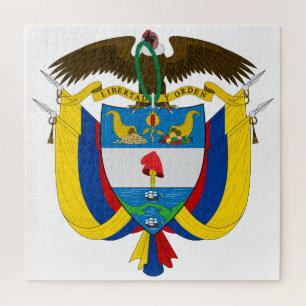 Puzzle emblème de la colombie