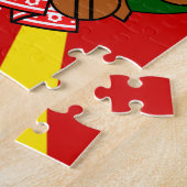 Puzzle emblème de la macédoine du nord (Côté)