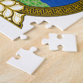 Puzzle Emblème d'état de la Mongolie (Côté)