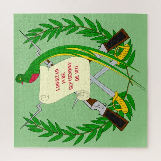 Puzzle emblème du guatemala (Vertical)