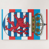 Puzzle emblème du Luxembourg (Horizontal)