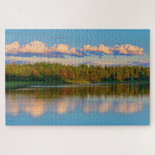 Puzzle Embouchure au coucher du soleil Nouveau-Brunswic