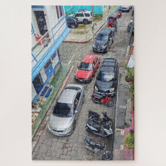 Puzzle embouteillage en attente calmement (Vertical)