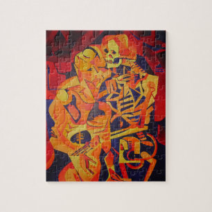 Puzzle Embracer l'art géométrique coloré de la mort