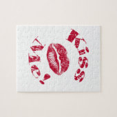 Puzzle Embrasse-moi ! Lèvres rouges (Horizontal)