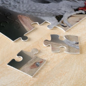 Puzzle Embrasser les perroquets gris d'Afrique mignon ois (Côté)