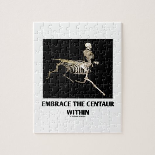 Puzzle Embrassez le centaure dans (le squelette) (Vertical)
