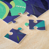 Puzzle Emerald Boa Snake dans une jungle moderne (Côté)