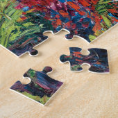 Puzzle Emil Nolde Fleurs Rouges Expressionnisme Beaux-Art (Côté)