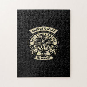 Puzzle emmène-moi tes malades, docteur de la peste et bl