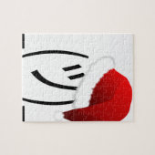 Puzzle emoji de shrug de noël (Horizontal)