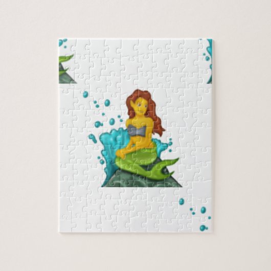 Puzzle emoji mermaid (Vertical)