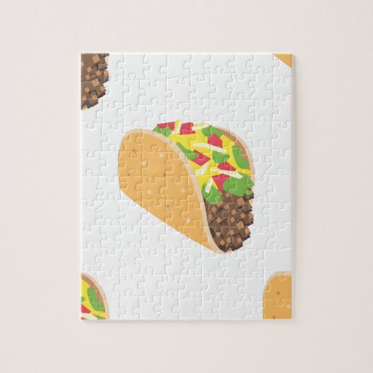 Puzzle emoji taco (Vertical)