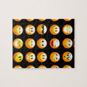 Puzzle emojis noir (Horizontal)