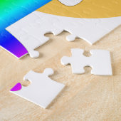Puzzle émoticône arc-en-ciel (Côté)