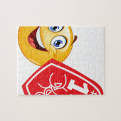 Puzzle émoticône sportif (Horizontal)