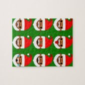 Puzzle émoticônes de père Noël (Horizontal)