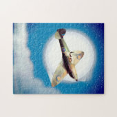 Puzzle Empreinte de l'affiche de voyage de l'avion Spfire (Horizontal)