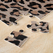 Puzzle empreinte de léopard cheetah (Côté)