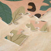 Puzzle Empreinte de léopard de la jungle : motif sans cou (Côté)