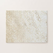 Puzzle Empreinte de léopard d'or Khaki crème d'eau beige (Horizontal)