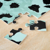 Puzzle Empreinte de léopard, motif animal (Côté)