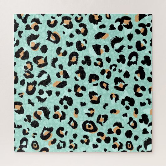 Puzzle Empreinte de léopard, motif animal (Vertical)
